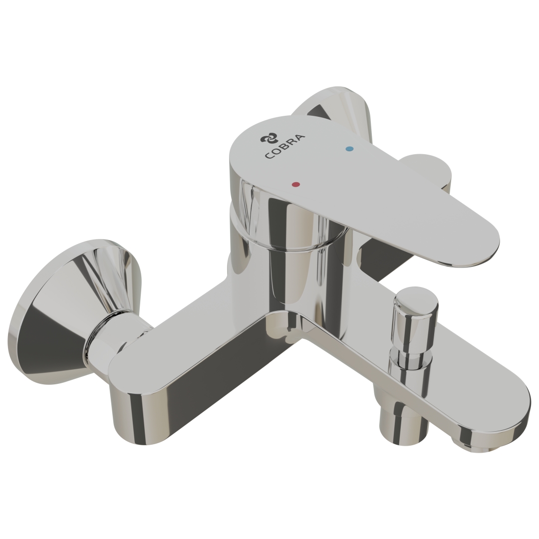40821112313_62_T5XaabW.jpg Cobra Pause Bath Mixer Exposed Wall Type Chrome - Image 1