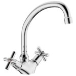 Cobra Ledimo Light Pattern Sink Mixer Pillar Type Chrome