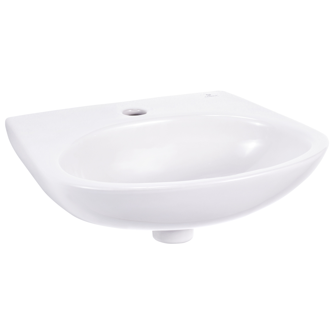 40821112313_62_irenxx7.jpg Cobra Welcome Wall Hung Medium Basin 1 Taphole White - Image 1