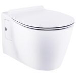 Cobra Arrive Wall Hung Pan Box Rim 3&6L Flush No Seat White
