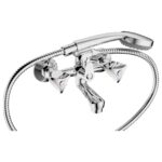Cobra Carina Light Pattern Bath Diverter Mixer Wall Type Chrome
