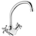 Cobra Roma Light Pattern Sink Mixer Pillar Type Chrome