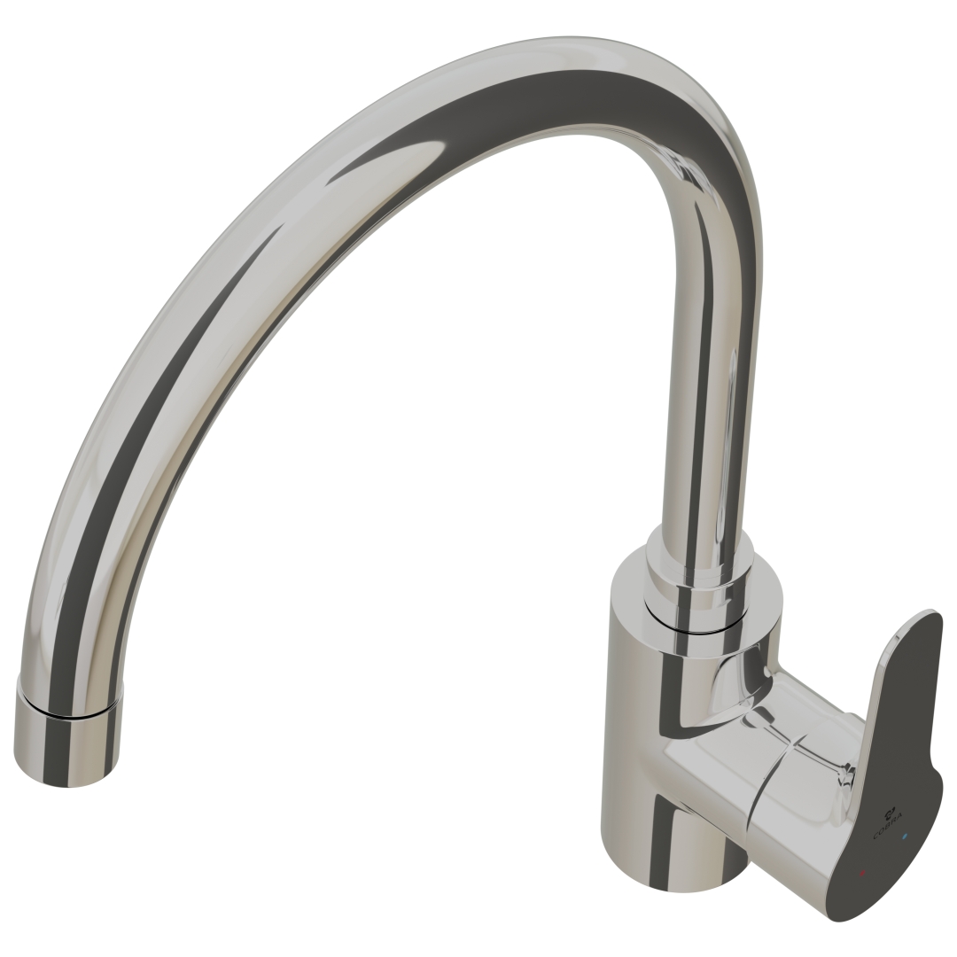 40821112313_62_uvgPMO2.jpg Cobra Breathe Sink Mixer Pillar Type C-Spout Chrome - Image 1