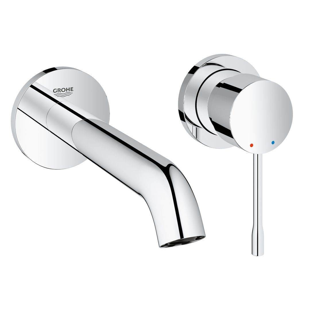 42016111835_20_0zZ0NIu.jpg Grohe Essence Two-Hole Basin Mixer M-Size Chrome - Image 1