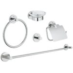 Grohe Essentials Master bathroom accessories set 5-in-1 chrome