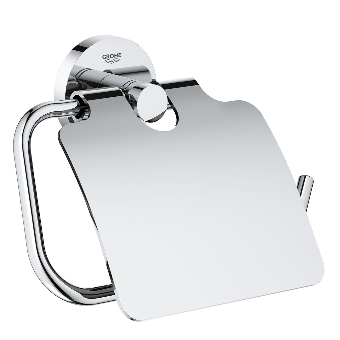 42016111835_20_EoWKk0G.jpg Grohe Essentials Toilet roll holder chrome - Image 1