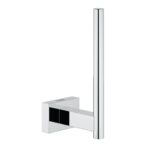 Grohe Essentials Cube Spare toilet paper holder chrome