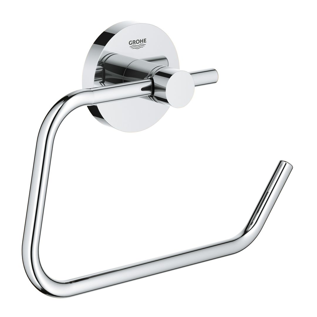 42016111835_20_qkqYMEs.jpg Grohe Essentials Toilet roll holder chrome - Image 1