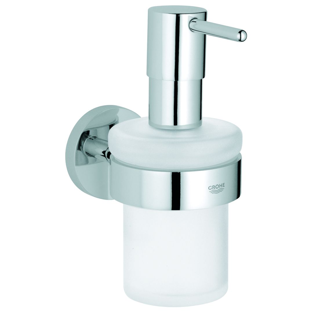 42016111835_20_tOHRC3y.jpg Grohe Essentials Soap dispenser with holder chrome - Image 1