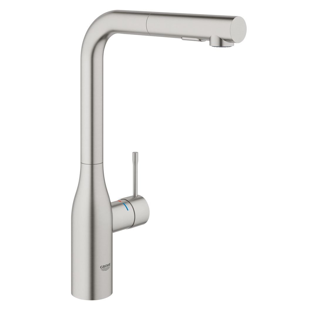 42016111835_20_uQfuZ0l.jpg Grohe Essence Single-lever sink mixer 1/2" supersteel - Image 1