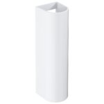 Grohe Euro Ceramic Full pedestal for wash basin alpine white