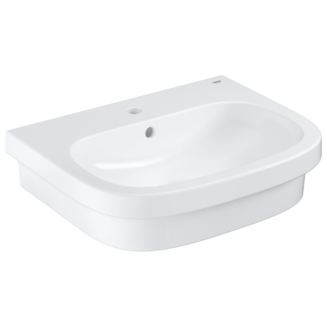 42220093503_53_XWOrpS6.jpg Grohe Euro Ceramic Counter top basin 60 alpine white - Image 1