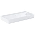 Grohe Cube Ceramic Counter top basin 100 alpine white