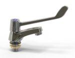 Cobra Medical Heavy Pattern Pillar Tap Eco Blue Male Chrome