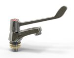 Cobra Medical Heavy Pattern Pillar Tap Eco Red Male Chrome