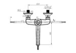 Cobra Medical Heavy Pattern Mixer Wall Type Progressive Control Chrome - Image 2