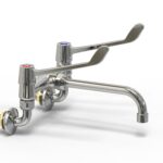 Cobra Medical Heavy Pattern Mixer Wall Type Fixed Spout 15 Chrome