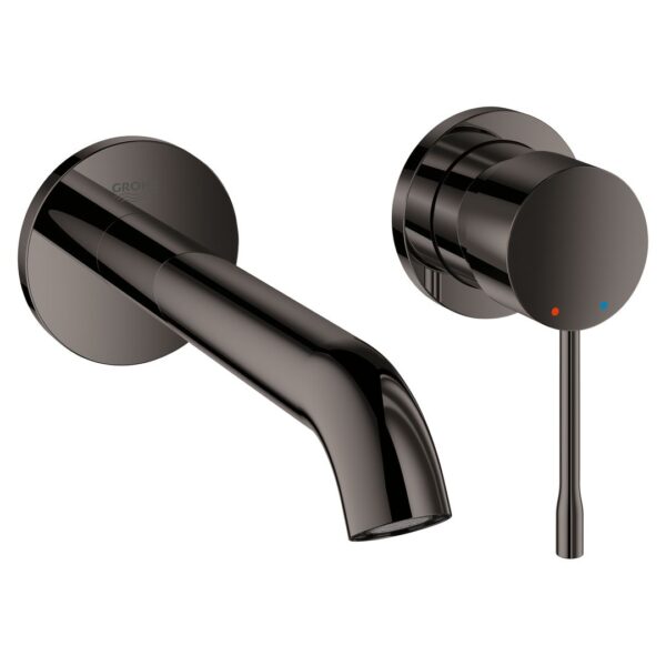 Grohe Essence Two-Hole Basin Mixer M-Size Hard Graphite