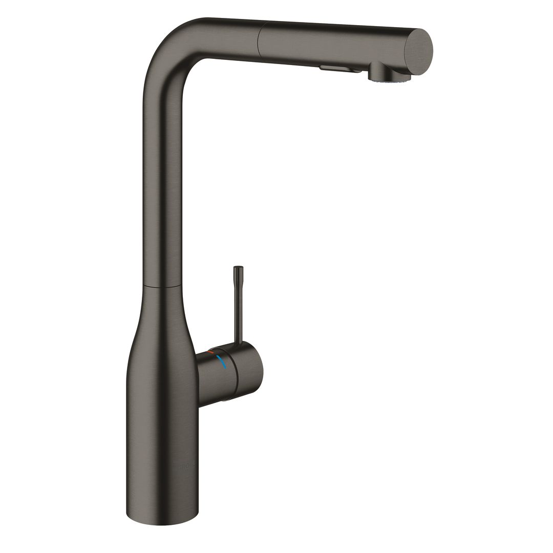 51718141252_33_LNT9sAQ.jpg Grohe Essence Single-lever sink mixer 1/2" brushed hard graphite - Image 1