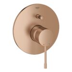 Grohe Essence Single-lever bath/shower mixer trim brushed warm sunset