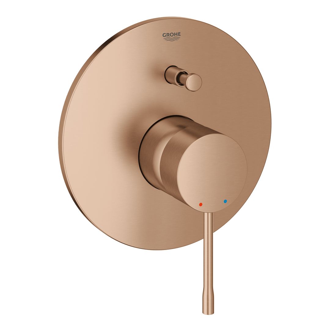 51718141252_33_PcEG2sc.jpg Grohe Essence Single-lever bath/shower mixer trim brushed warm sunset - Image 1