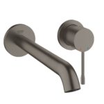 Grohe Essence Two-Hole Basin Mixer L-Size Brushed Hard Graphite