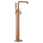 Grohe Essence Single-lever bath mixer 1/2", floor mounted warm sunset