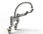 Cobra Medical Heavy Pattern Mixer Pillar Type Swivel Spout 15 Chrome