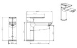 Cobra Seine Basin Mixer Flow Rate Restricted to 7.0 l/min Matte Black - Image 2