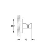 Grohe Essentials Robe hook brushed warm sunset - Image 2