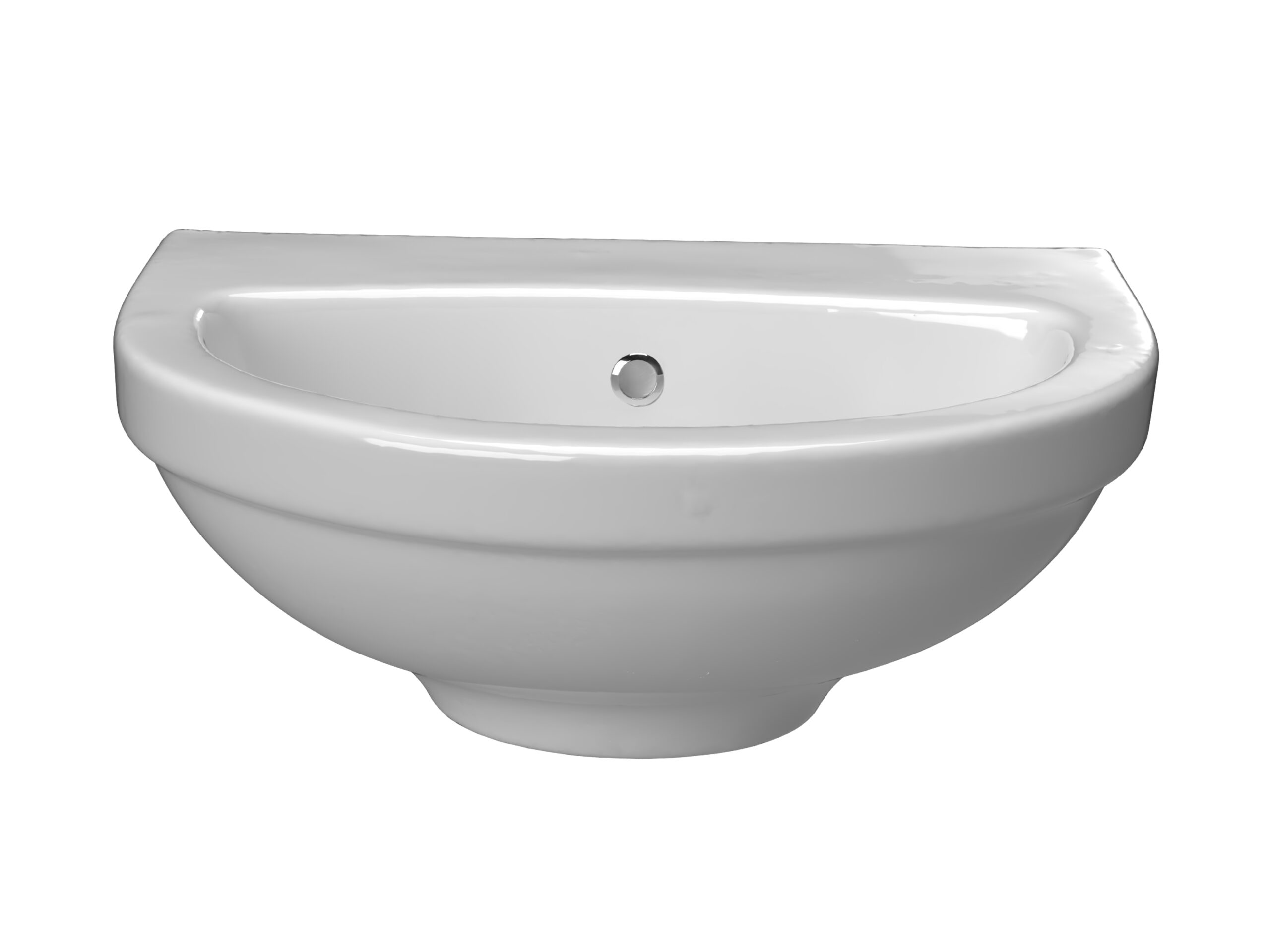 702805WH.jpg Vaal Daisy Wall Hung 3 Taphole Basin White - Image 1