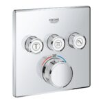 Grohe Grohtherm SmartControl Thermostat for concealed installation with 3 valves chrome