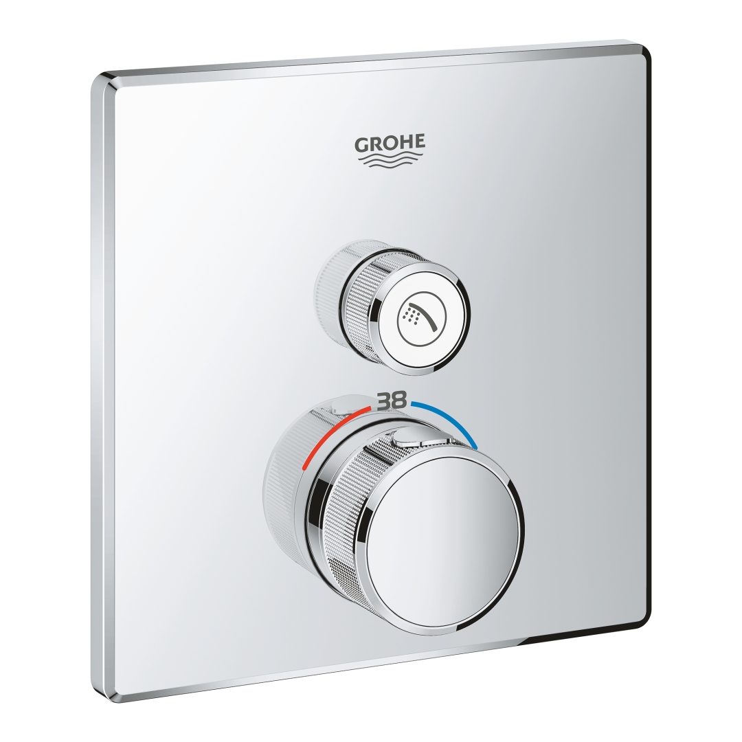 83019155519_48_Hacroih.jpg Grohe Grohtherm SmartControl Thermostat for concealed installation with one valve chrome - Image 1