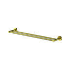 Cobra Seine Double Towel Rail 600mm Brushed Gold