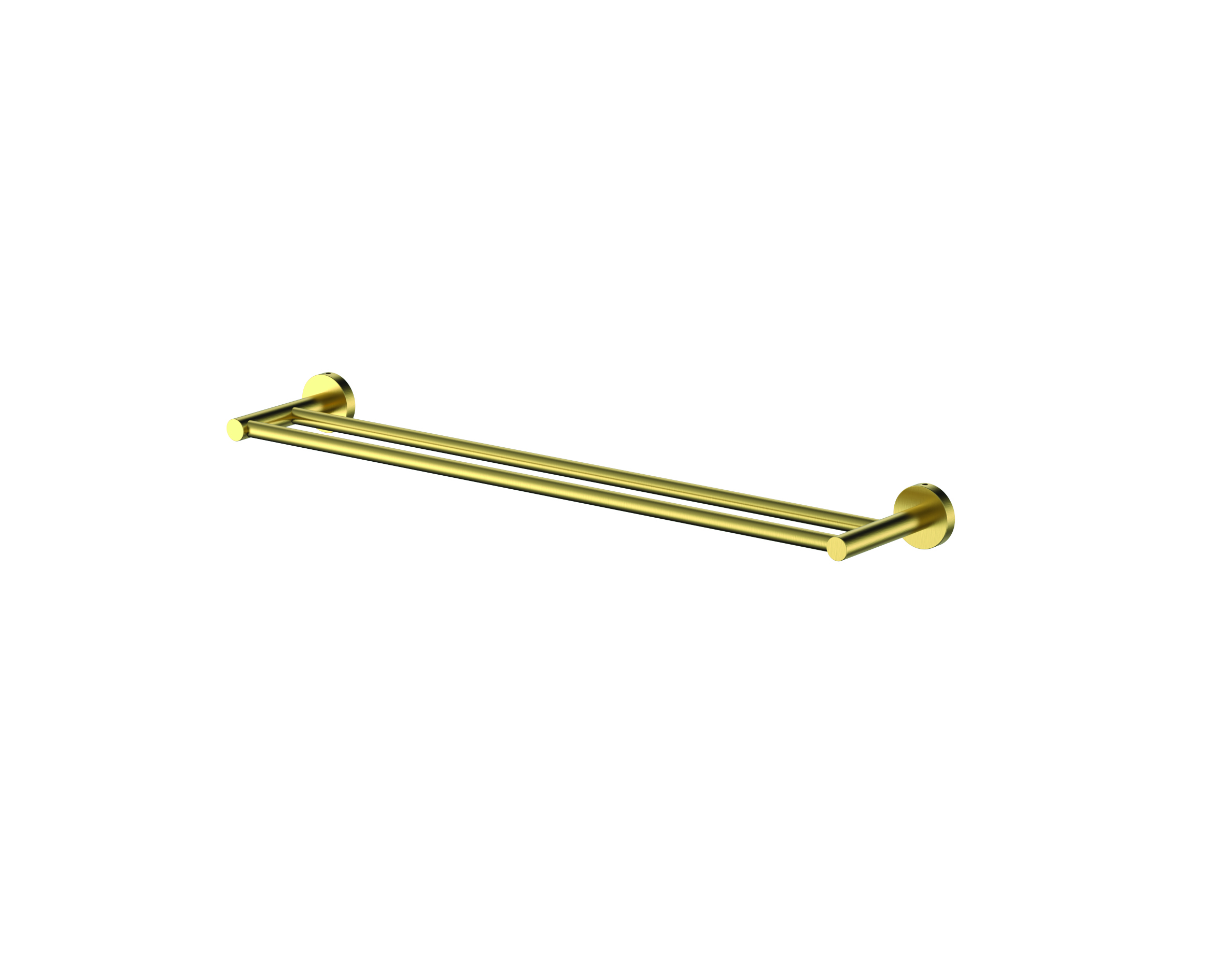 AC-DTR-BG.jpg Cobra Seine Double Towel Rail 600mm Brushed Gold - Image 1