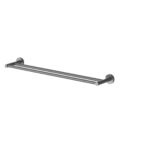Cobra Seine Double Towel Rail Brushed Gun Grey