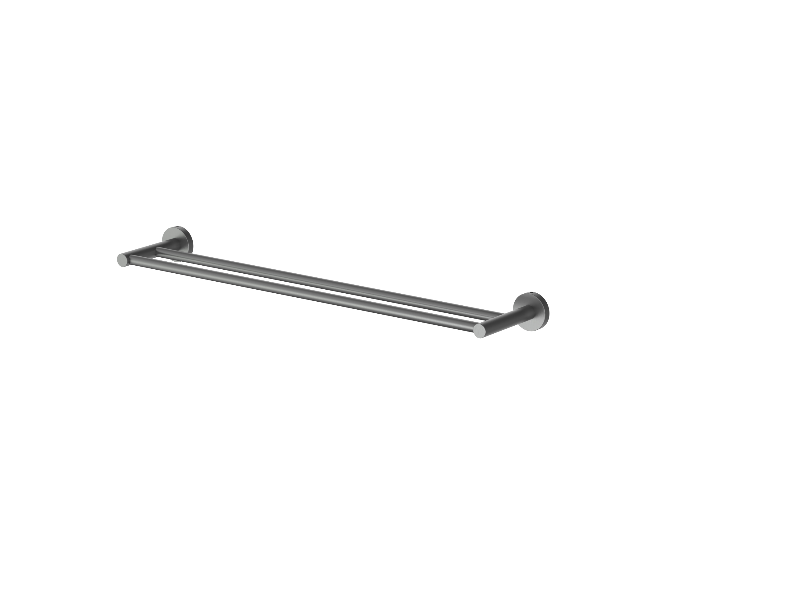 AC-DTR-BGG.jpg Cobra Seine Double Towel Rail Brushed Gun Grey - Image 1