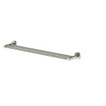 Cobra Seine Double Towel Rail 600mm Brushed Nickel
