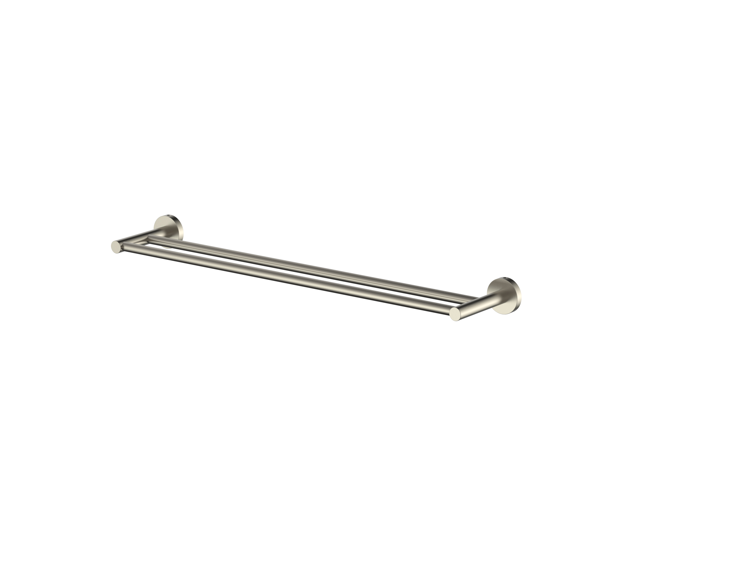 AC-DTR-BN.jpg Cobra Seine Double Towel Rail 600mm Brushed Nickel - Image 1