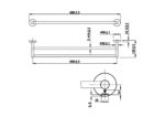 Cobra Seine Double Towel Rail Chrome - Image 2
