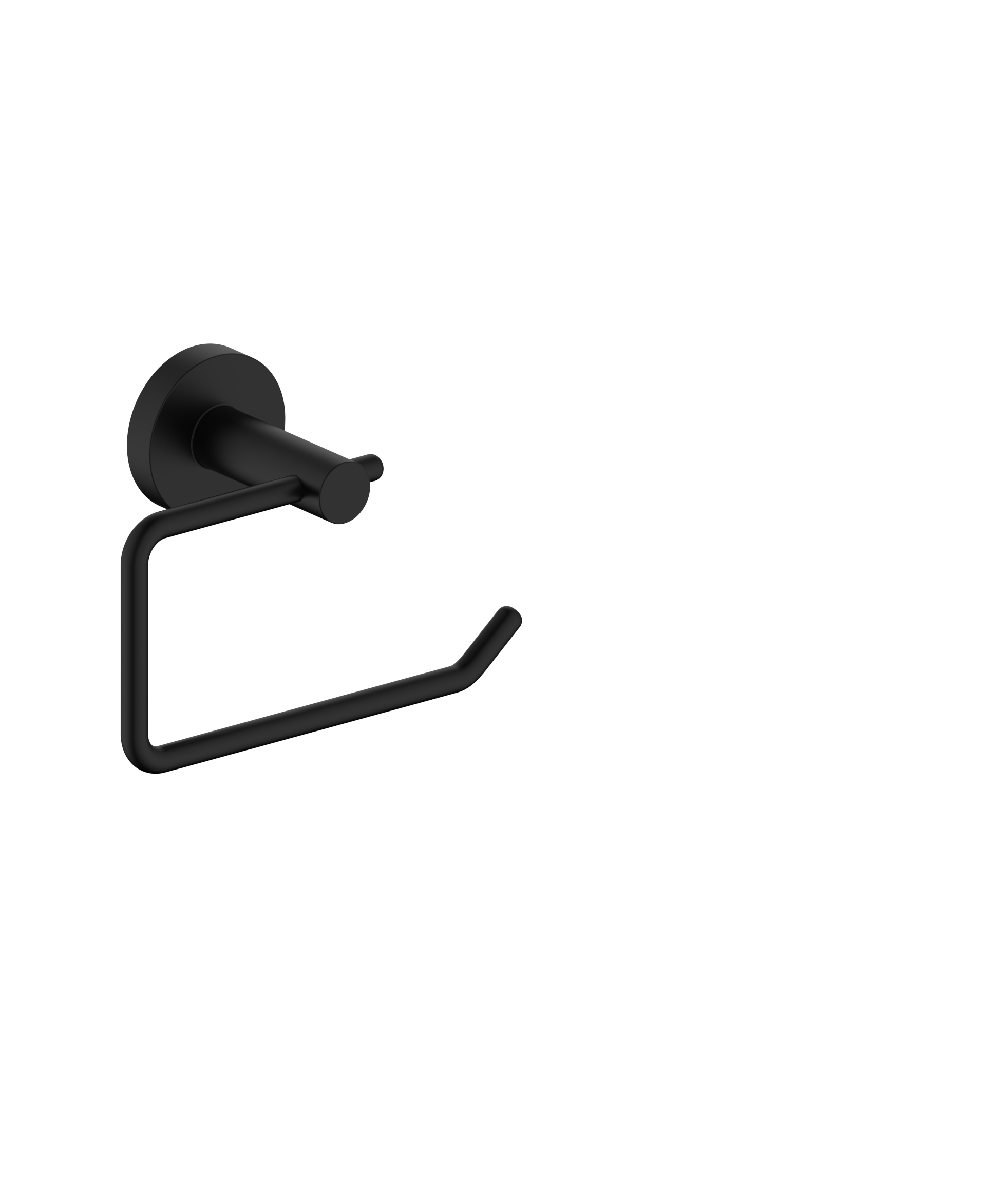 AC-TPH-BLK.png Cobra Seine Toilet Paper Holder Open Matte Black - Image 1