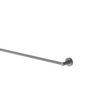Cobra Seine Single Towel Rail Brushed Gun Grey