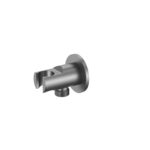 Cobra Seine Round Shower Outlet Brushed Gun Grey