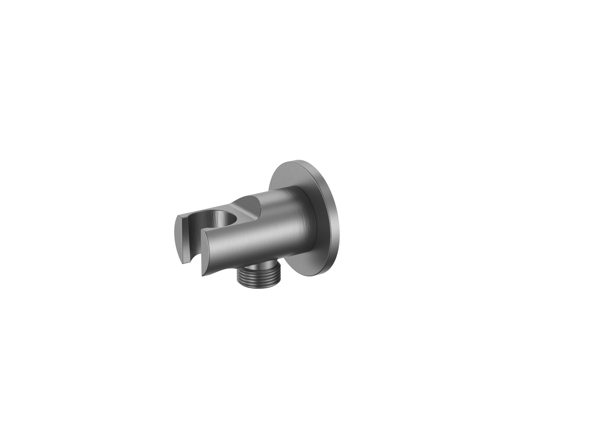 AP-RND-BGG.jpg Cobra Seine Round Shower Outlet Brushed Gun Grey - Image 1