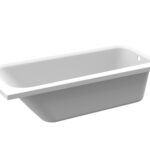 Cobra Carmen 1500x700x390 Built In Bath No Handles White