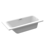 Cobra Carmen 1500x700x390 Built In Bath With Handles White