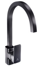 Cobra Arrive Sink Mixer Pillar Type High Flow Rate Restricted to 6.2l/min Matte Black