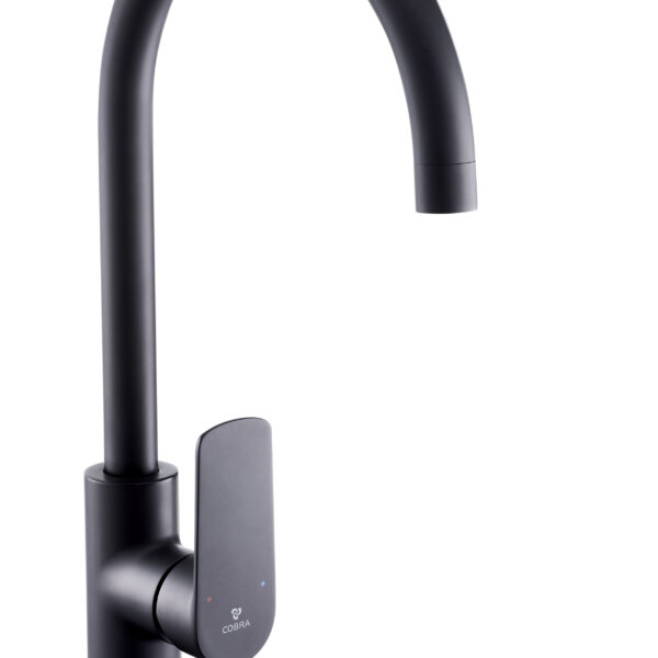 Cobra Seine Sink Mixer Pillar Type Matte Black