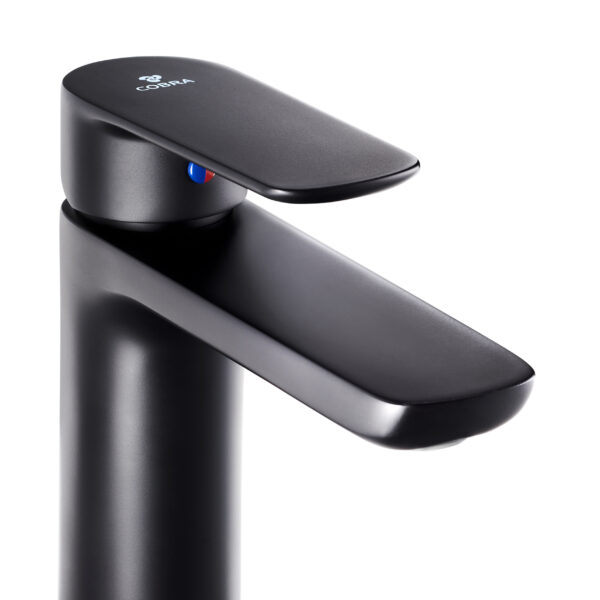 Cobra Seine Basin Mixer Flow Rate Restricted to 7.0 l/min Matte Black