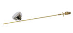 Cobra Palm Press Conealed Pushbutton Assembly Chrome